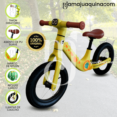 BICICLETA EQUILIBRIO BEAUTIFUL GIRAFFE AMARILLO
