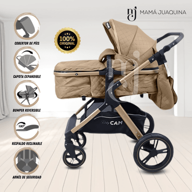 COCHE MOISÉS «NAPOLY» EDICIÓN LIMITADA BEIGE