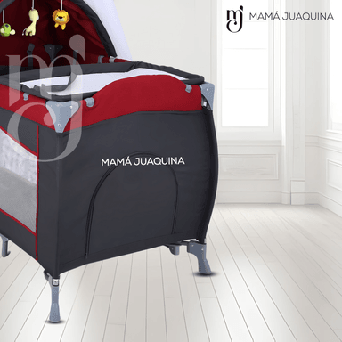 CUNA CORRAL «VIENA STOKKER» 2 EN 1 ROJO - 3