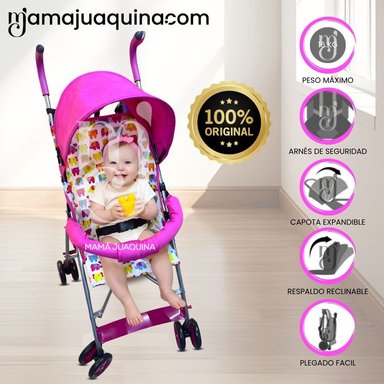 COCHE BASTÓN «HASEL» EDICIÓN LIMITADA ROSA CLARO