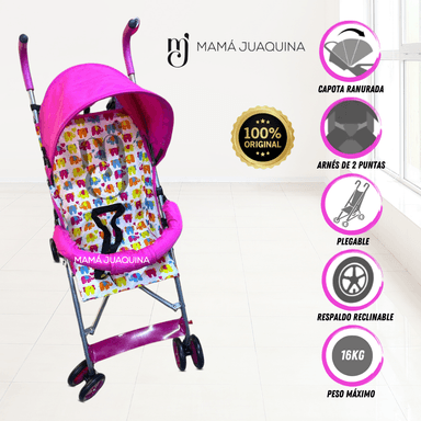 COCHE BASTÓN «HASEL» EDICIÓN LIMITADA ROSA CLARO