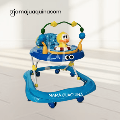 ANDADOR PARA BEBÉS  3 EN 1 «DUCKY LUCKY» CON TABLERO MUSICAL AZUL OSCURO - 4