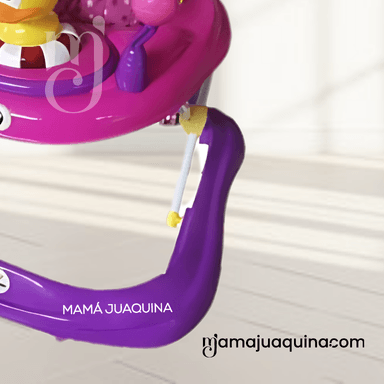 ANDADOR PARA BEBÉS  3 EN 1 «DUCKY LUCKY» CON TABLERO MUSICAL MORADO - 3