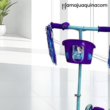 SCOOTER PARA NIÑOS «FUNNY RIDE»CON EQUIPO DE SEGURIDAD CELESTE - 2