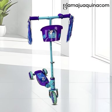 SCOOTER PARA NIÑOS «FUNNY RIDE»CON EQUIPO DE SEGURIDAD CELESTE - 4