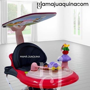 ANDADOR CON TABLERO MUSICAL «FIRST WALK» ROJO - 2