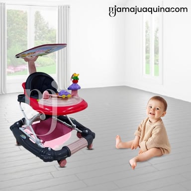 ANDADOR CON TABLERO MUSICAL «FIRST WALK» ROJO - 4