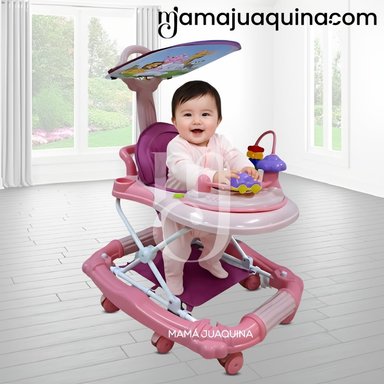 ANDADOR CON TABLERO MUSICAL «FIRST WALK» ROSA - 3