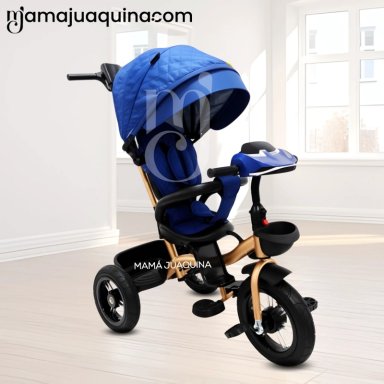 TRICICLO GUIADOR GIRATORIO «MAXUS» EDICIÓN LIMITADA AZUL - 2