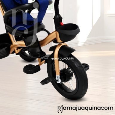 TRICICLO GUIADOR GIRATORIO «MAXUS» EDICIÓN LIMITADA AZUL - 3
