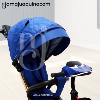 TRICICLO GUIADOR GIRATORIO «MAXUS» EDICIÓN LIMITADA AZUL - 4