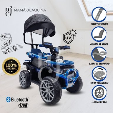 CORREPASILLO A BATERÍA «TERRA FORCE» CON BLUETOOTH AZUL - 1
