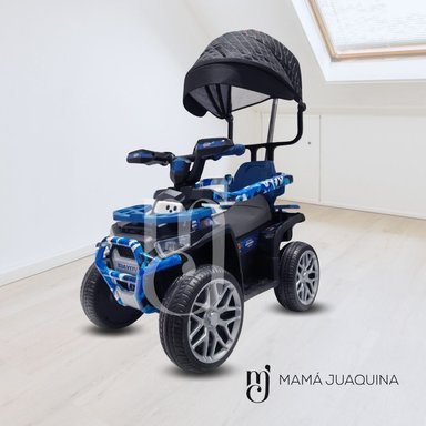 CORREPASILLO A BATERÍA «TERRA FORCE» CON BLUETOOTH AZUL - 4