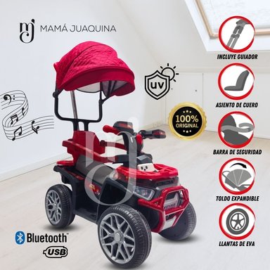 CORREPASILLO A BATERÍA «TERRA FORCE» CON BLUETOOTH ROJO - 1