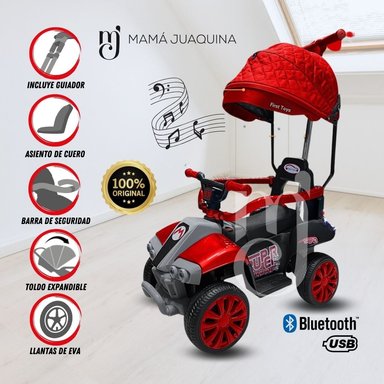 CORREPASILLO A BATERÍA «KARTMARIO» CON BLUETOOTH ROJO - 1