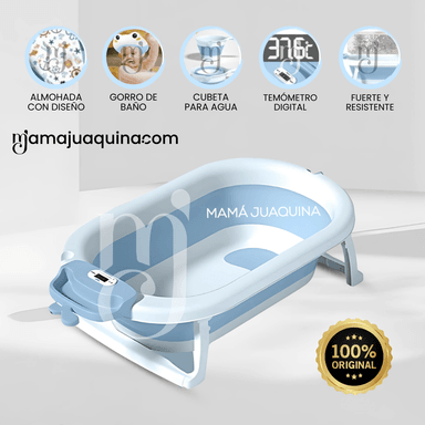 BAÑERA PLEGABLE PARA BEBÉS «WALY MAUI» BLUE