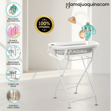 BAÑERA PLEGABLE CON RACK MULTIUSO «SPLASH PRO» GRAY