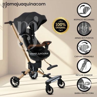 COCHE PLEGABLE «EASY RIDE II» EDICIÓN LIMITADA  NEGRO