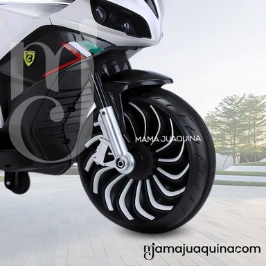 TRIMOTO A BATERÍA PARA NIÑOS «DUCAT ITALY» WHITE - 2