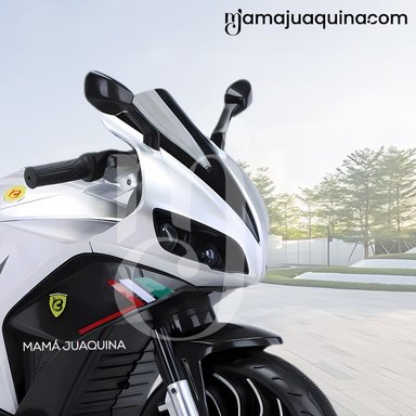 TRIMOTO A BATERÍA PARA NIÑOS «DUCAT ITALY» WHITE - 3