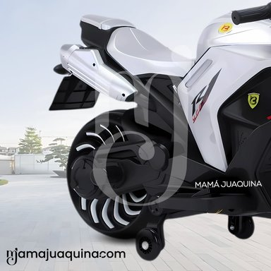 TRIMOTO A BATERÍA PARA NIÑOS «DUCAT ITALY» WHITE - 4