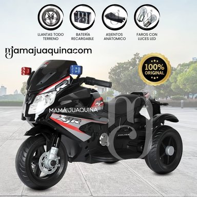 TRIMOTO A BATERÍA PARA NIÑOS «DELTA» BLACK - 1