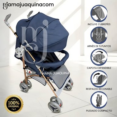 COCHE BASTÓN DEPORTIVO «SUPREME PLUS» DARK BLUE