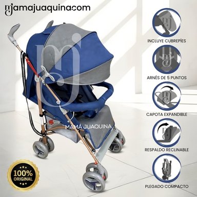 COCHE BASTÓN DEPORTIVO «SUPREME PLUS» BLUE