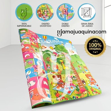 ALFOMBRA DIDÁCTICA «LITTLE GARDEN» MULTICOLOR