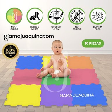 PISO DIDÁCTICO «PLAYGROUND PLUS» 1.5CM VERDE MULTICOLOR