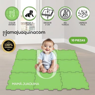 PISO DIDÁCTICO «COUSY FLOOR PLUS» 2.0CM VERDE