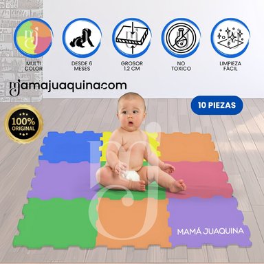 PISO DIDÁCTICO «PLAYGROUND II» 1.2CM AZUL MULTICOLOR