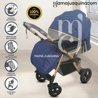 COCHE CUNA DE LUJO «TURQUÍA II» EDICIÓN LIMITADA BLUE