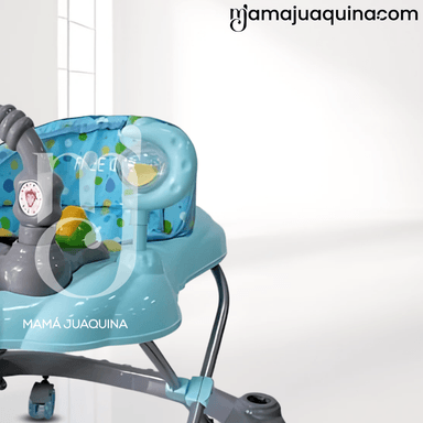 ANDADOR MUSICAL PLEGABLE «CUTE MONKEY» CON BLUETOOTH GRAY - 3