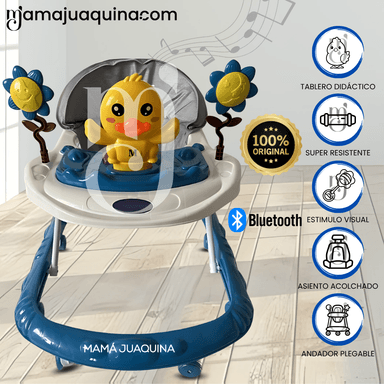 ANDADOR MUSICAL PARA BEBÉS «CHICKIE» CON BLUETOOTH BLUE