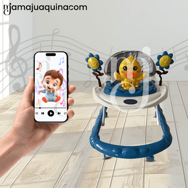 ANDADOR MUSICAL PARA BEBÉS «CHICKIE» CON BLUETOOTH BLUE - 5
