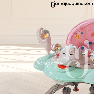 ANDADOR CON TABLERO MUSICAL «DUCKY PLUS» CON BLUETOOTH PINK - 2