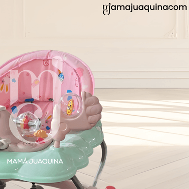 ANDADOR CON TABLERO MUSICAL «DUCKY PLUS» CON BLUETOOTH PINK - 3
