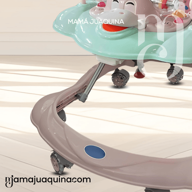 ANDADOR CON TABLERO MUSICAL «DUCKY PLUS» CON BLUETOOTH PINK - 4