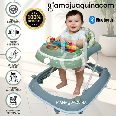 ANDADOR MUSICAL PLEGABLE CON BLUETTOTH «RUDDER» GREEN