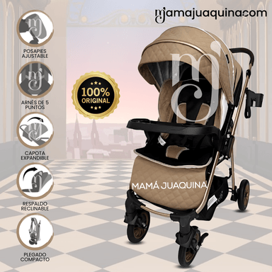 COCHE CUNA DE LUJO «HUMBERT» BEIGE