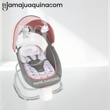MECEDORA PLEGABLE ELÉCTRICA PARA BEBÉS «DOLLY II» PINK - 2