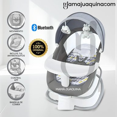 MECEDORA PLEGABLE ELÉCTRICA PARA BEBÉS «DOLLY II» GRAY