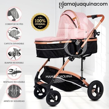 COCHE MOISÉS DE LUJO «MADYN» EDICIÓN LIMITADA PINK