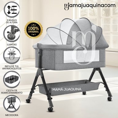 CUNA COLECHO DE LUJO «LENNI» EDICIÓN LIMITADA GRAY