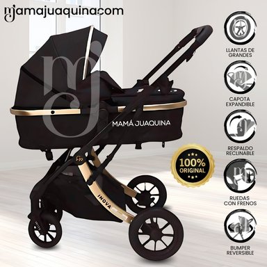 COCHE MOISÉS TRAVEL SYSTEM «INOVA PLUS» DE LUJO BLACK