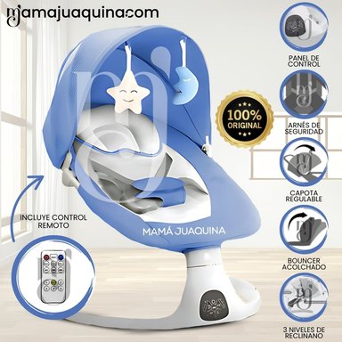 SILLA MECEDORA DIDACTICA «STAR» CON BLUETOOTH BLUE