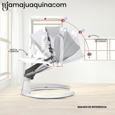 SILLA MECEDORA DIDACTICA «STAR» CON BLUETOOTH BLUE - 4