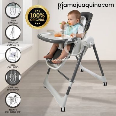 SILLA DE COMER COLUMPIO 2 EN 1 «KING» EDICIÓN LIMITADA BLACK