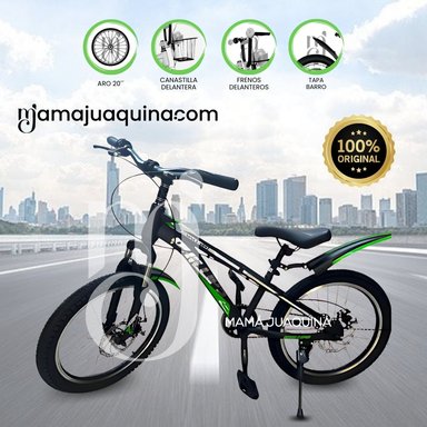 BICICLETA DEPORTIVA ARO 20 «SKINY PHILLIPS» EDICIÓN LIMITADA GREEN